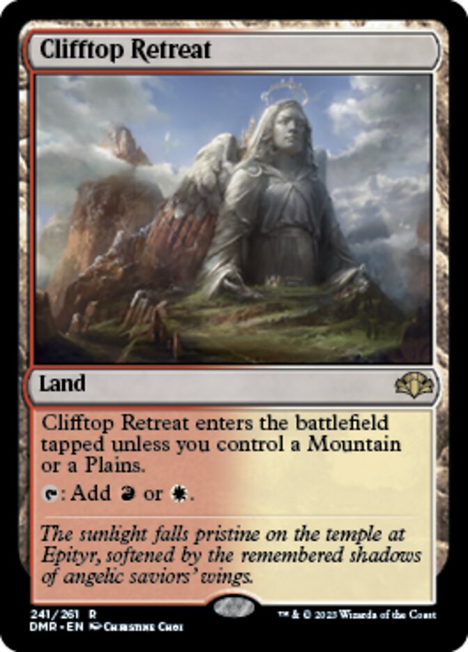 Clifftop Retreat [Dominaria Remastered] | Exor Games New Glasgow