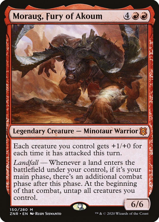 Moraug, Fury of Akoum [Zendikar Rising] | Exor Games New Glasgow