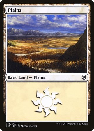 Plains (288) [Commander 2019] | Exor Games New Glasgow