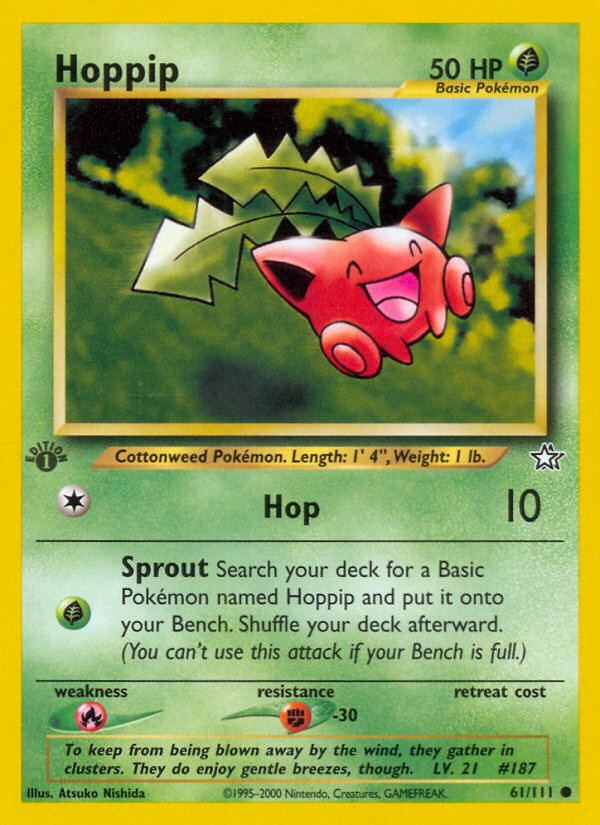 Hoppip (61/111) [Neo Genesis 1st Edition] | Exor Games New Glasgow