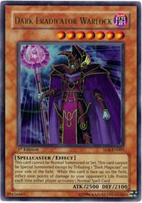 Dark Eradicator Warlock [SD6-EN001] Ultra Rare | Exor Games New Glasgow