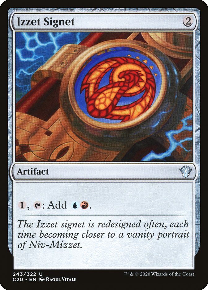 Izzet Signet [Commander 2020] | Exor Games New Glasgow