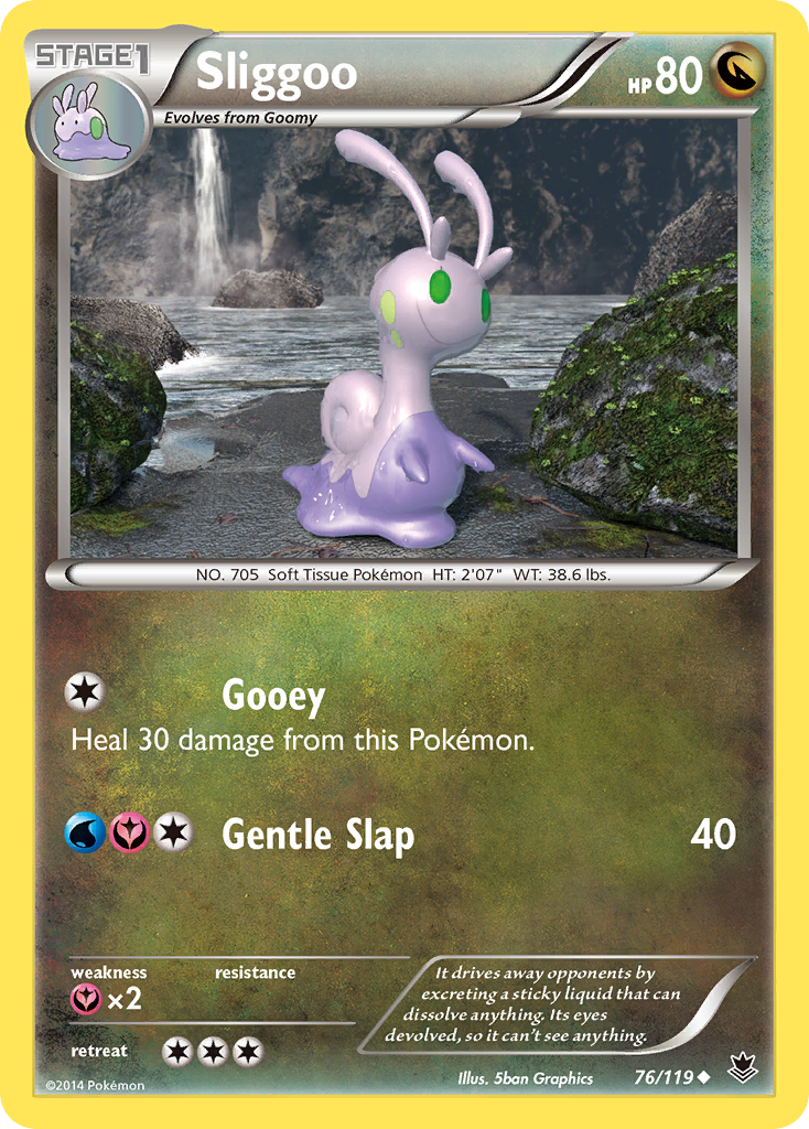 Sliggoo (76/119) [XY: Phantom Forces] | Exor Games New Glasgow