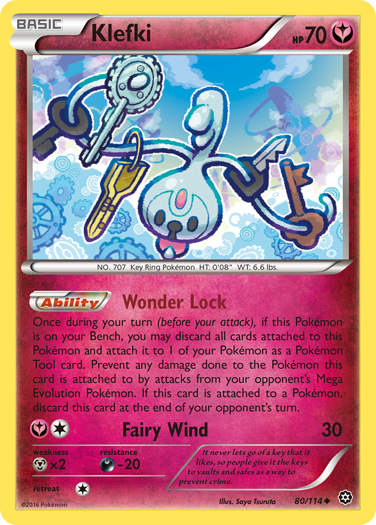 Klefki (80/114) [XY: Steam Siege] | Exor Games New Glasgow