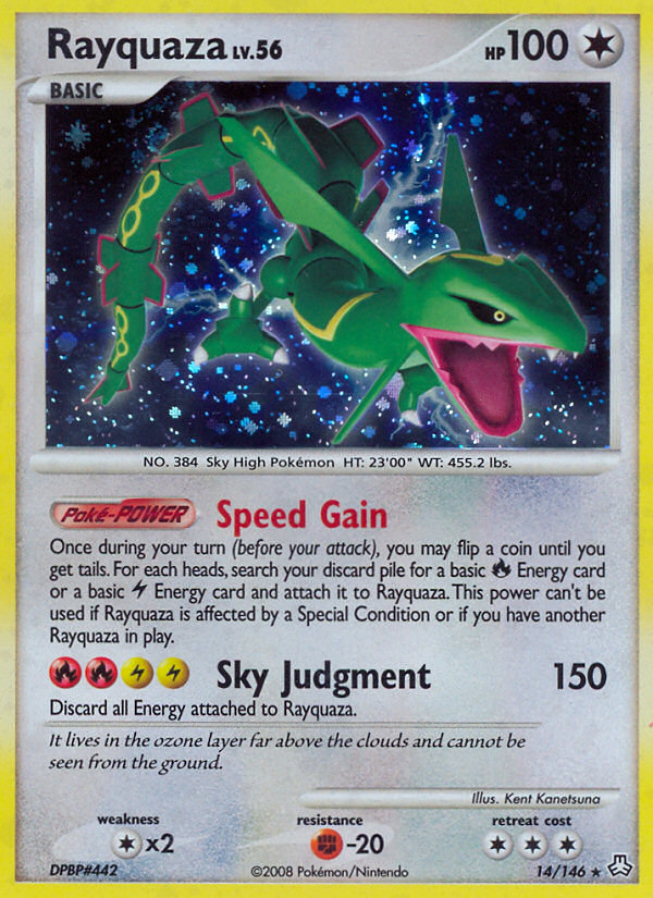 Rayquaza (14/146) [Diamond & Pearl: Legends Awakened] | Exor Games New Glasgow