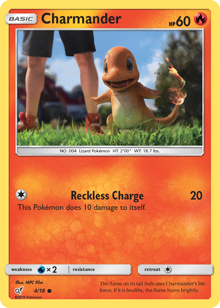 Charmander (4/18) [Sun & Moon: Detective Pikachu] | Exor Games New Glasgow