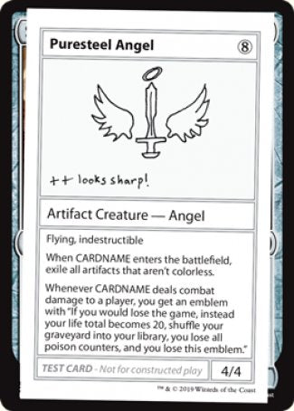 Puresteel Angel (2021 Edition) [Mystery Booster Playtest Cards] | Exor Games New Glasgow