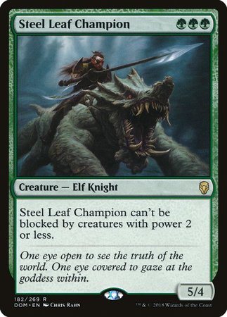 Steel Leaf Champion [Dominaria] | Exor Games New Glasgow