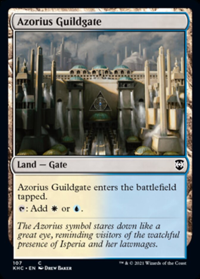 Azorius Guildgate [Kaldheim Commander] | Exor Games New Glasgow