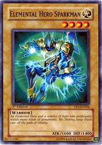 Elemental Hero Sparkman [DP1-EN004] Common | Exor Games New Glasgow