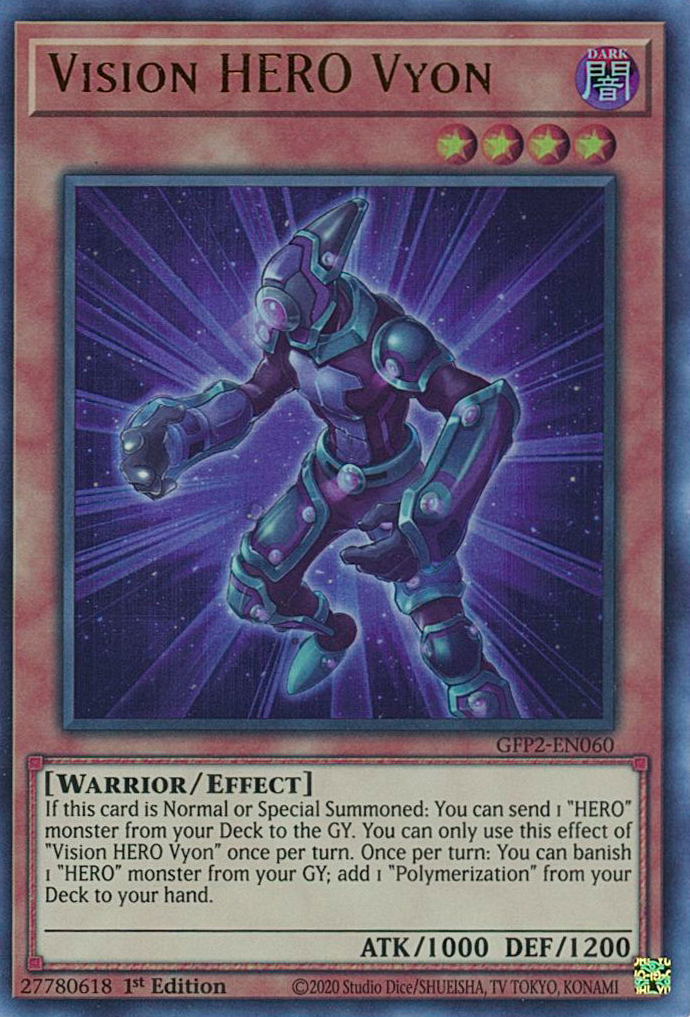 Vision HERO Vyon [GFP2-EN060] Ultra Rare | Exor Games New Glasgow