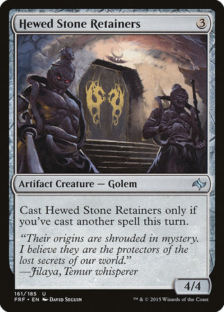 Hewed Stone Retainers [Fate Reforged] | Exor Games New Glasgow