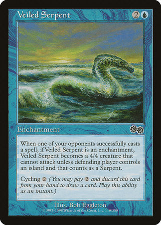 Veiled Serpent [Urza's Saga] | Exor Games New Glasgow