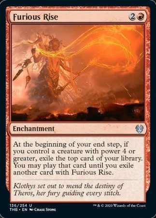 Furious Rise [Theros Beyond Death] | Exor Games New Glasgow