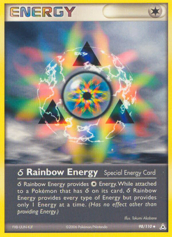 Rainbow Energy (98/110) (Delta Species) [EX: Holon Phantoms] | Exor Games New Glasgow