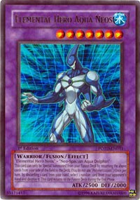 Elemental Hero Aqua Neos [POTD-EN031] Ultra Rare | Exor Games New Glasgow