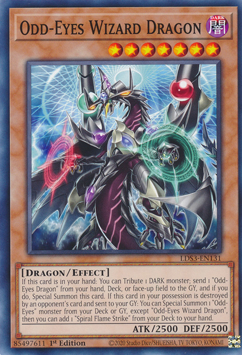 Odd-Eyes Wizard Dragon [LDS3-EN131] Common | Exor Games New Glasgow