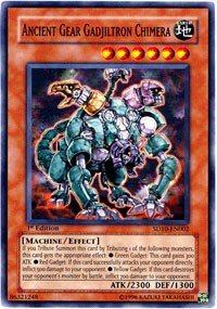 Ancient Gear Gadjiltron Chimera [SD10-EN002] Common | Exor Games New Glasgow