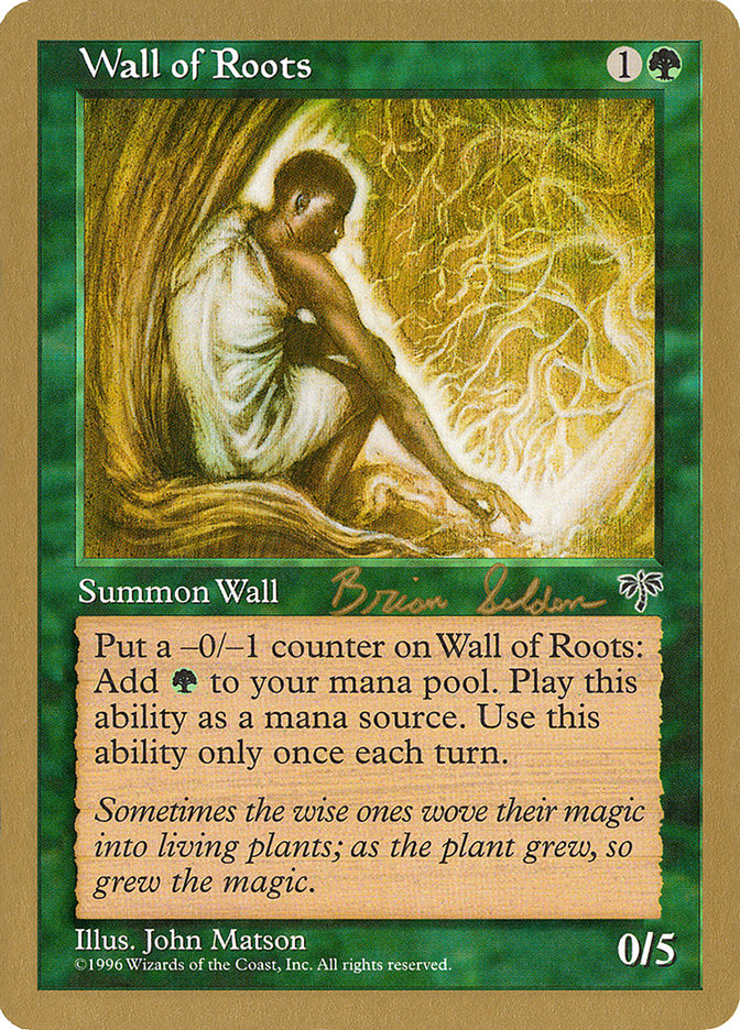 Wall of Roots (Brian Selden) [World Championship Decks 1998] | Exor Games New Glasgow