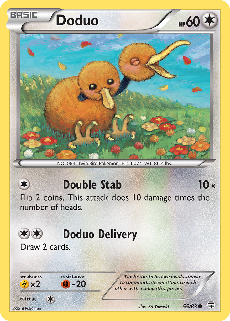 Doduo (55/83) [XY: Generations] | Exor Games New Glasgow