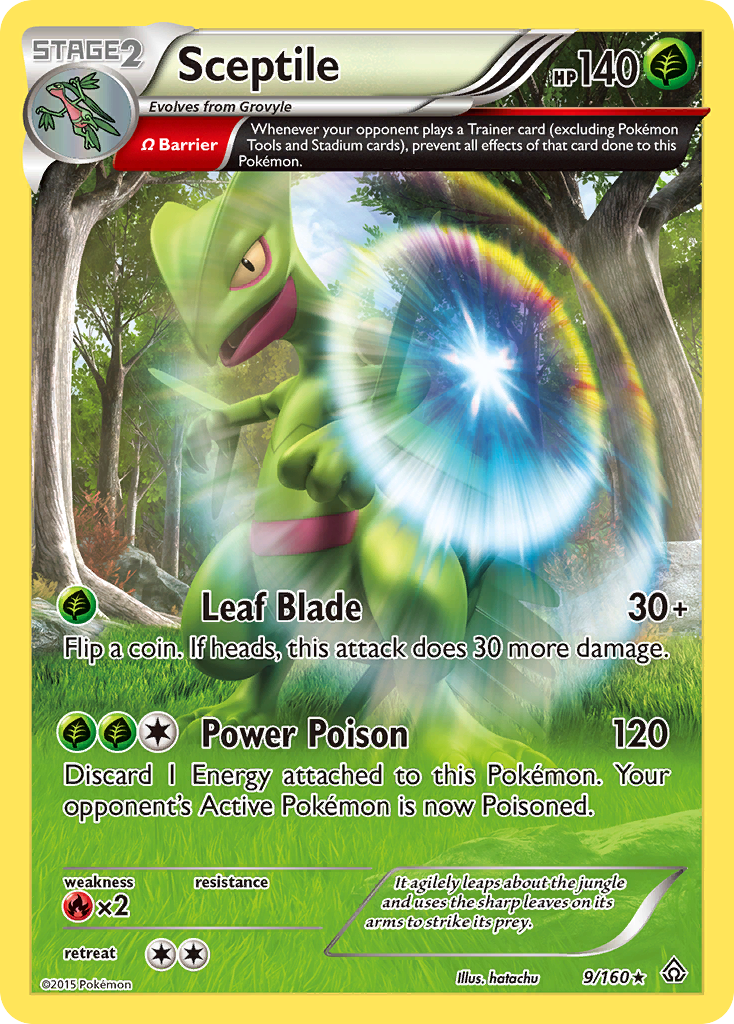 Sceptile (9/160) [XY: Primal Clash] | Exor Games New Glasgow