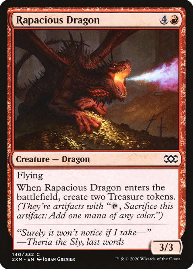 Rapacious Dragon [Double Masters] | Exor Games New Glasgow