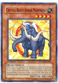 Crystal Beast Amber Mammoth [FOTB-EN005] Common | Exor Games New Glasgow