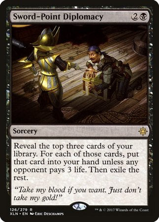 Sword-Point Diplomacy [Ixalan] | Exor Games New Glasgow