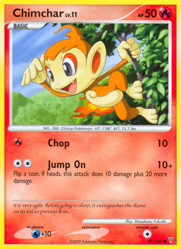 Chimchar (97/147) [Platinum: Supreme Victors] | Exor Games New Glasgow