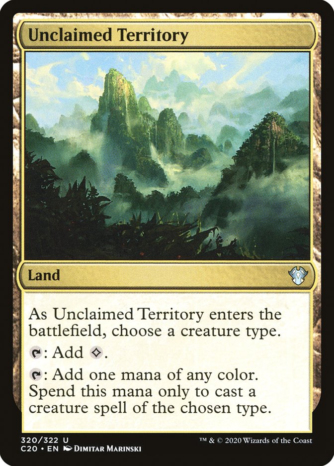 Unclaimed Territory [Commander 2020] | Exor Games New Glasgow