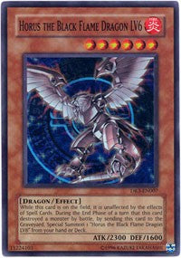 Horus the Black Flame Dragon LV6 [DR3-EN007] Super Rare | Exor Games New Glasgow