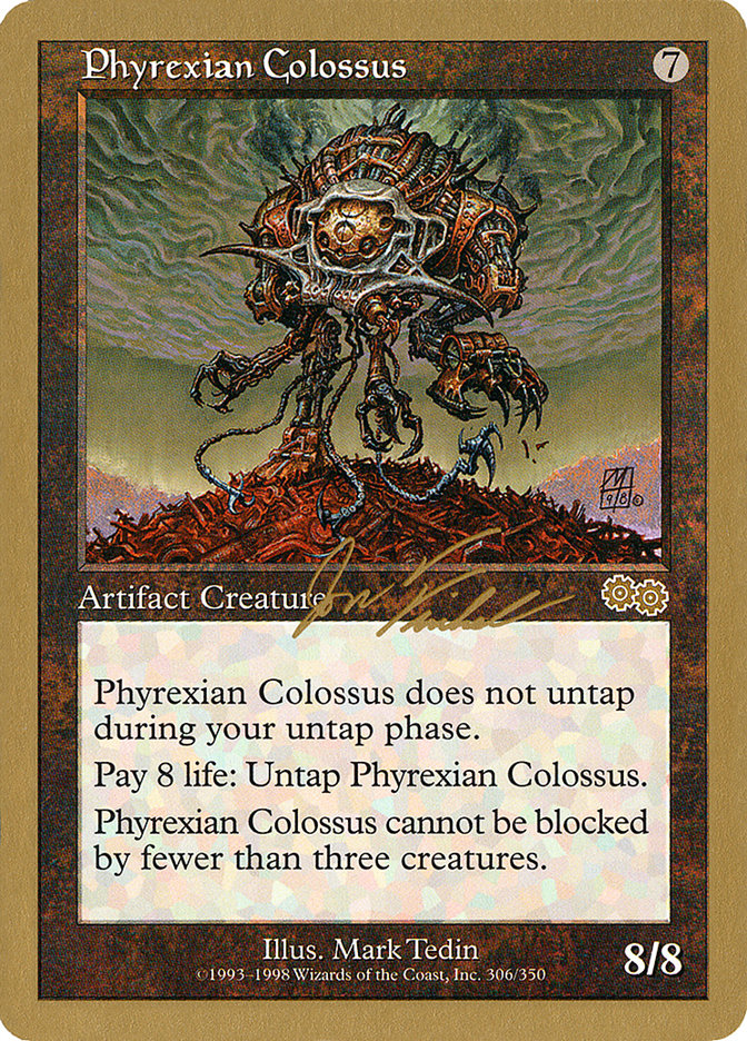 Phyrexian Colossus (Jon Finkel) [World Championship Decks 2000] | Exor Games New Glasgow