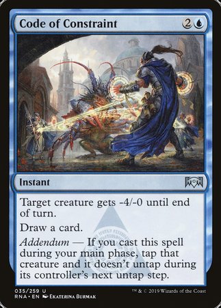 Code of Constraint [Ravnica Allegiance] | Exor Games New Glasgow