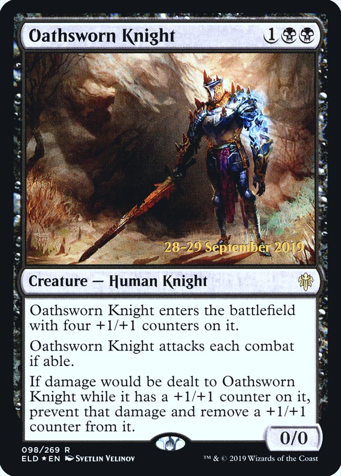 Oathsworn Knight  [Throne of Eldraine Prerelease Promos] | Exor Games New Glasgow