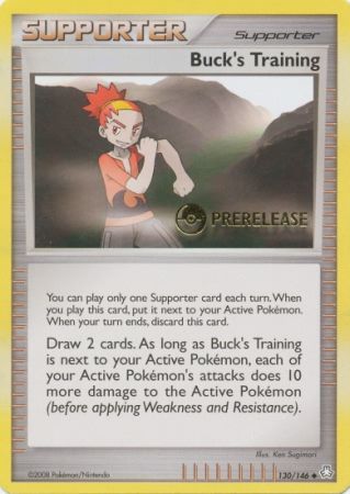 Bucks Training (130/146) (Prerelease Promo) [Diamond & Pearl: Legends Awakened] | Exor Games New Glasgow