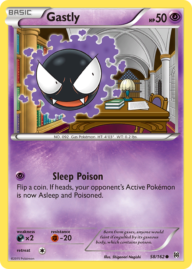 Gastly (58/162) [XY: BREAKthrough] | Exor Games New Glasgow