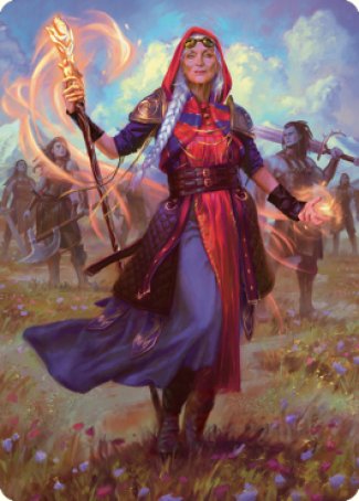 Jaya, Fiery Negotiator Art Card 1 [Dominaria United Art Series] | Exor Games New Glasgow