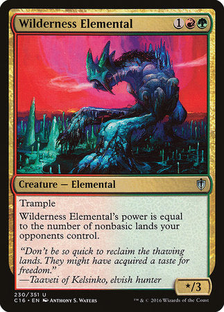 Wilderness Elemental [Commander 2016] | Exor Games New Glasgow