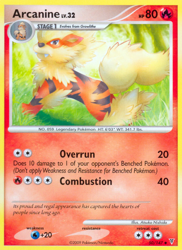 Arcanine (50/147) [Platinum: Supreme Victors] | Exor Games New Glasgow