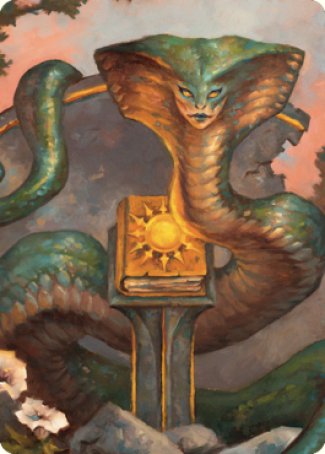 Guardian Naga Art Card [Commander Legends: Battle for Baldur's Gate Art Series] | Exor Games New Glasgow