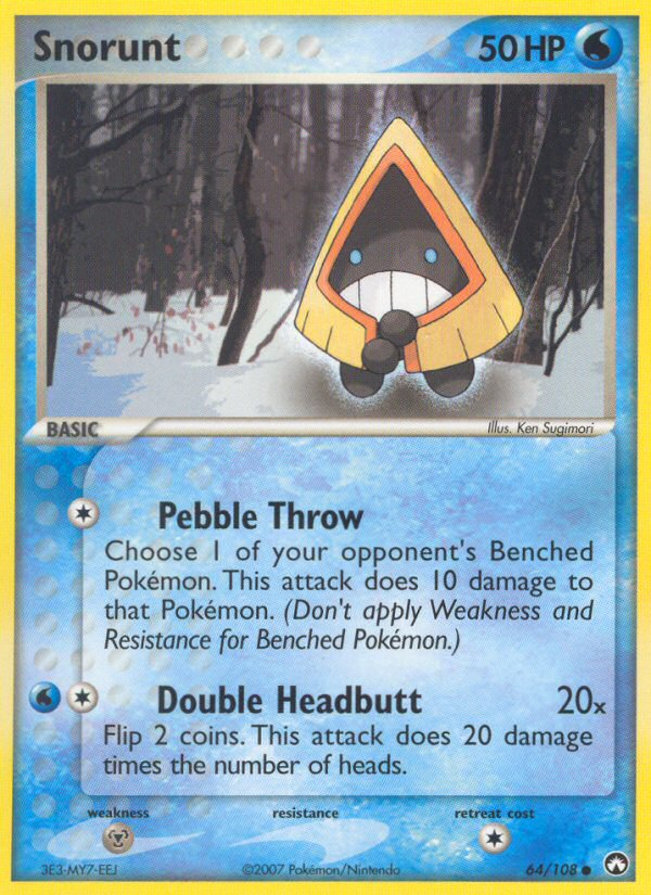 Snorunt (64/108) [EX: Power Keepers] | Exor Games New Glasgow