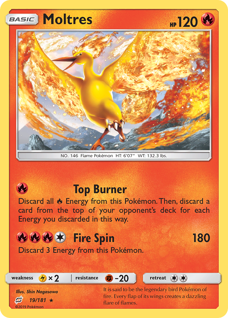 Moltres (19/181) [Sun & Moon: Team Up] | Exor Games New Glasgow