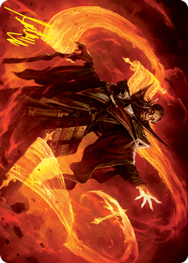 Plargg, Dean of Chaos Art Card (Gold-Stamped Signature) [Strixhaven: School of Mages Art Series] | Exor Games New Glasgow
