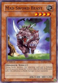 Mad Sword Beast [SD09-EN004] Common | Exor Games New Glasgow