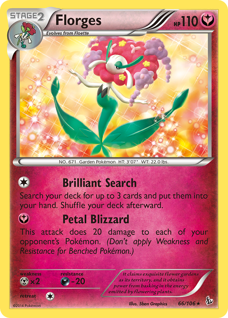 Florges (66/106) [XY: Flashfire] | Exor Games New Glasgow