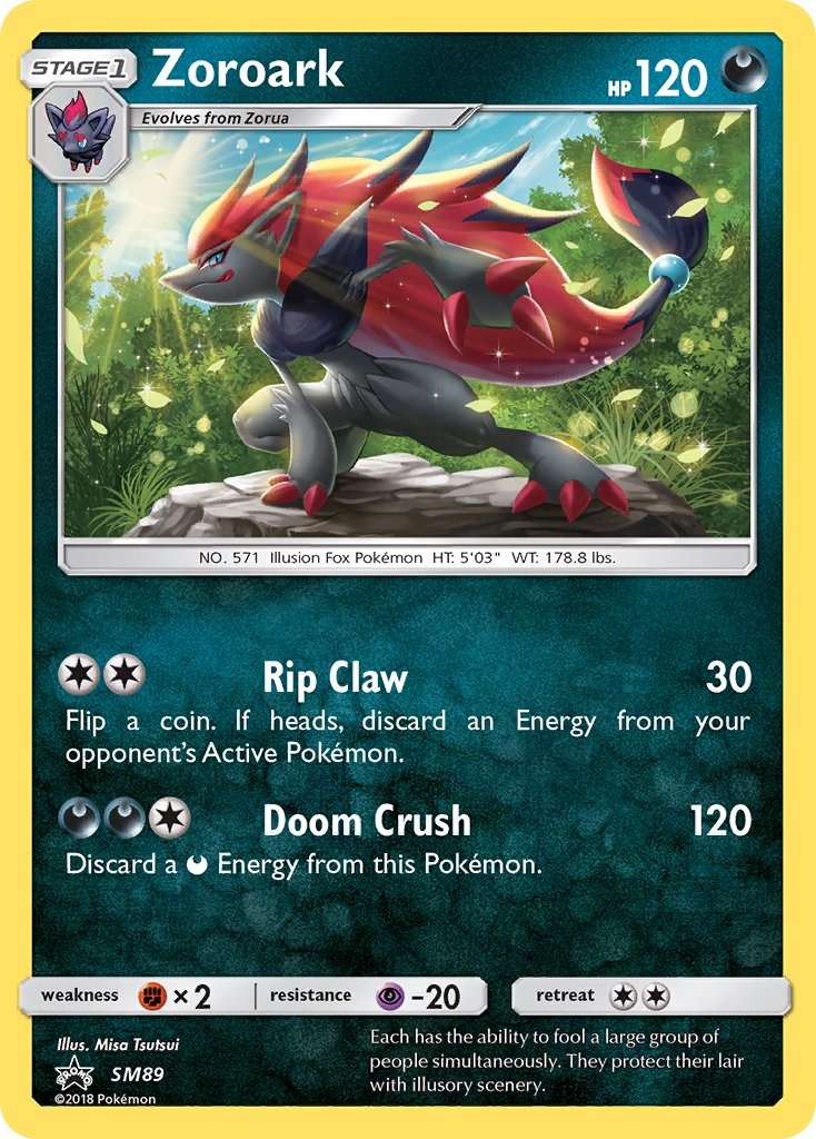 Zoroark (SM89) [Sun & Moon: Black Star Promos] | Exor Games New Glasgow