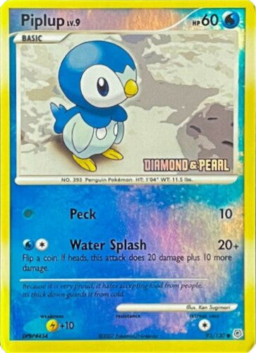 Piplup (93/130) (Diamond and Pearl) [Burger King Promos: 2008 Collection] | Exor Games New Glasgow