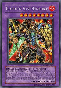 Gladiator Beast Heraklinos [GLAS-EN044] Secret Rare | Exor Games New Glasgow