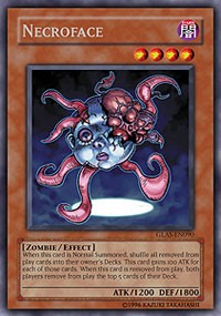 Necroface [GLAS-EN090] Secret Rare | Exor Games New Glasgow