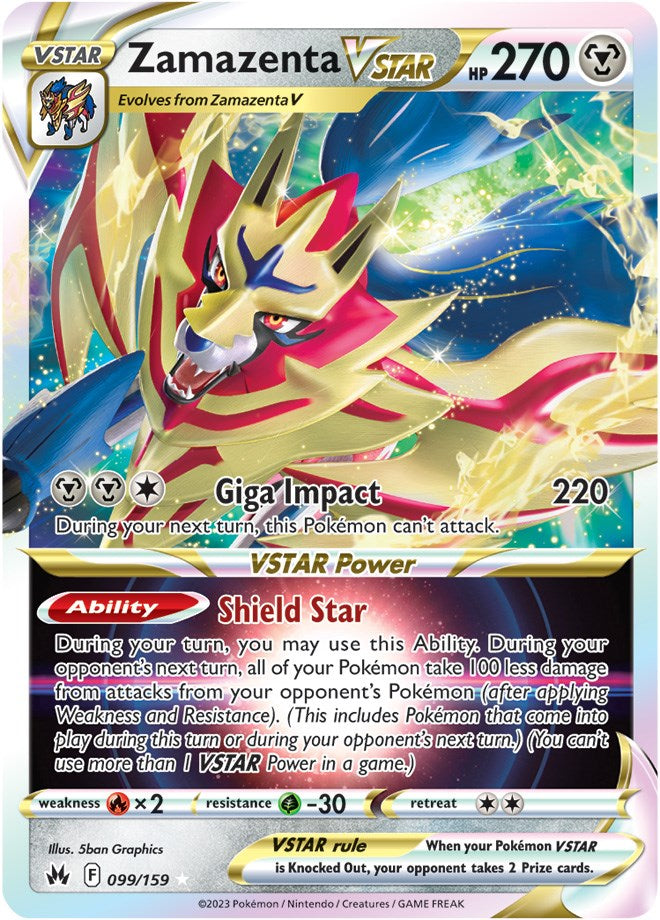 Zamazenta VSTAR (099/159) [Sword & Shield: Crown Zenith] | Exor Games New Glasgow